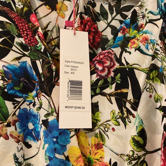 NWT Parker ruffled sleeve floral maxi dress.  Size XS. - Picture 8 of 8